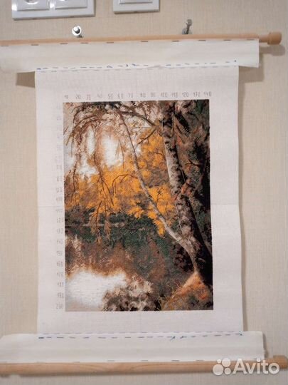 Картина вышивка ручная 