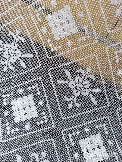 Скатерть филейно гипюровая