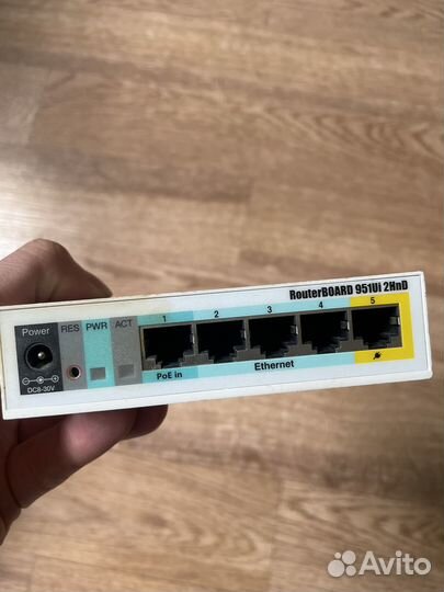 Роутер Mikrotik RB951Ui-2HnD