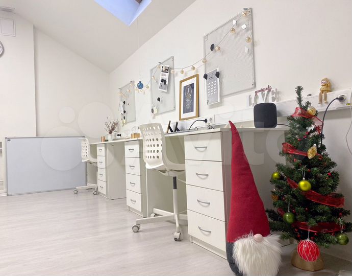 Рабочее место в офисе коворкинг, 54 м²