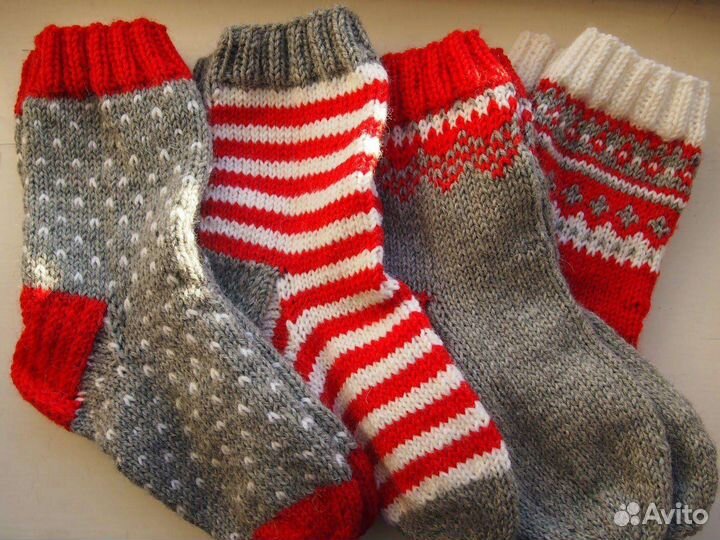 Носки вязанные ручной работы