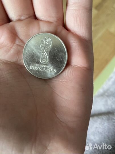 Монета 25 рублей чм 2018