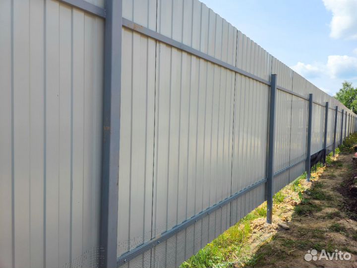 Забор из профнастила