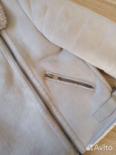 Дубленка авиатор женская 42 44