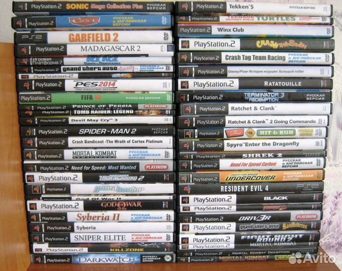 Диски PS2 (PlayStation 2), игры в наличии и заказ