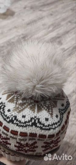 Шапка зимняя для мальчика, девочки до 4-5 лет