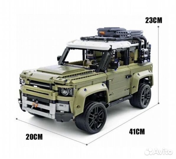 Конструктор land rover 2573 детали (аналог)