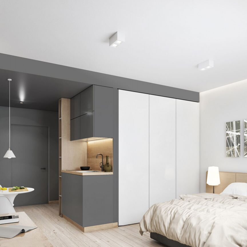 1-к. апартаменты, 22,6 м², 6/13 эт.