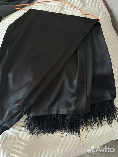 Брюки с перьями look online