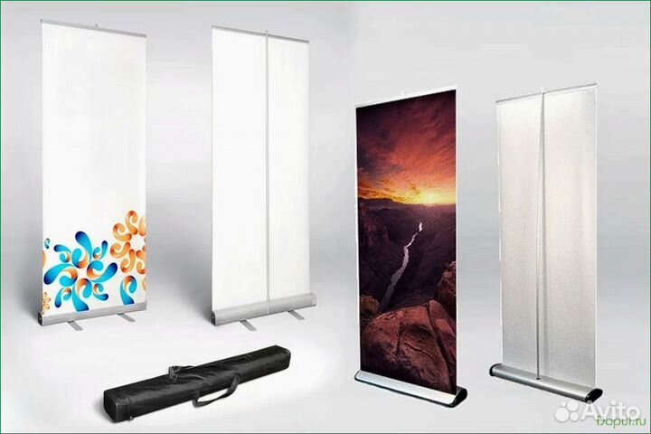 Мобильный стенд ролл ап