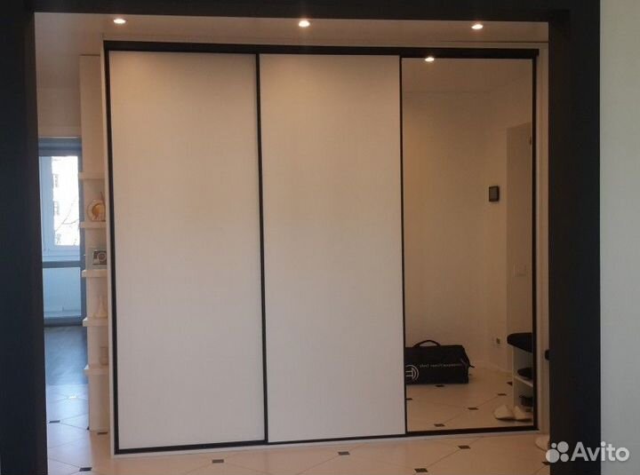 Двери купе лдсп в шкаф или нишу