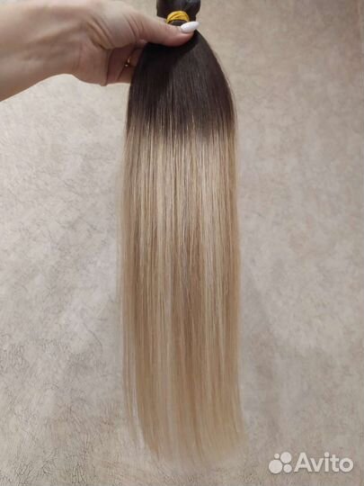 Волосы для наращивания на лентах европа новые
