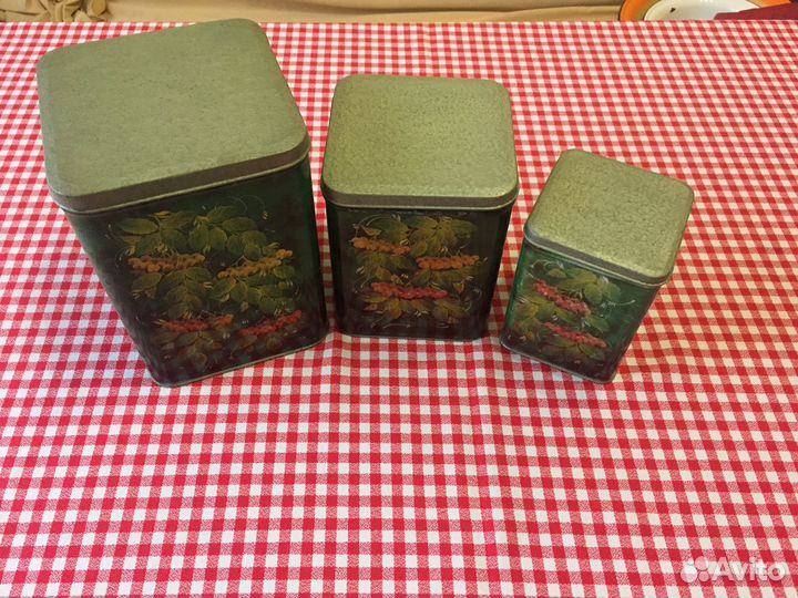 Жестяные контейнеры для хранения, СССР