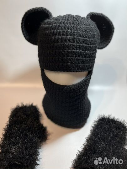 Балаклава « Микки » с митенками