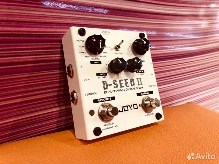 Гитарная педаль Joyo D-seed-II Stereo Delay