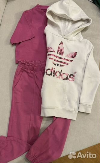 Спортивные костюмы д/девочки.Adidas.Zara.116-122см