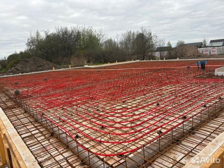 Заливка фундамента. Бетонные работы