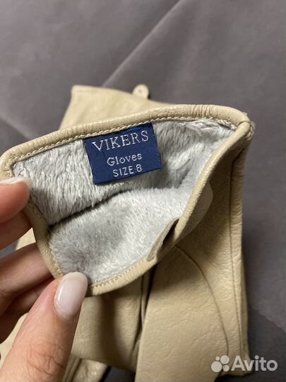 Перчатки женские кожаные 8 размер