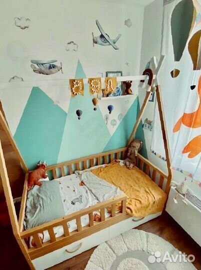 Кровать вигвам