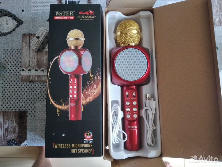 Беспроводной караоке микрофон