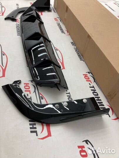 Задний диффузор Х5 G05 (черный глянец) Bmw X5 G05