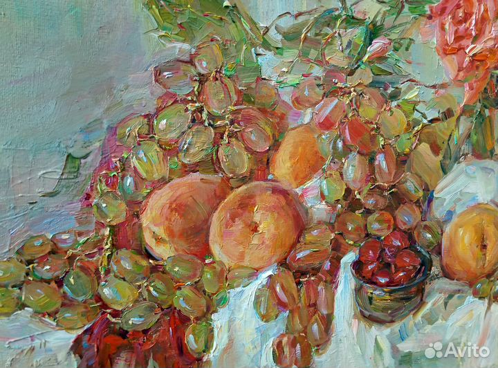 Картина маслом на холсте авторский натюрморт