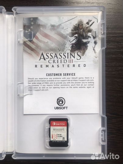 Assassins creed 3 nintendo switch (remastered)