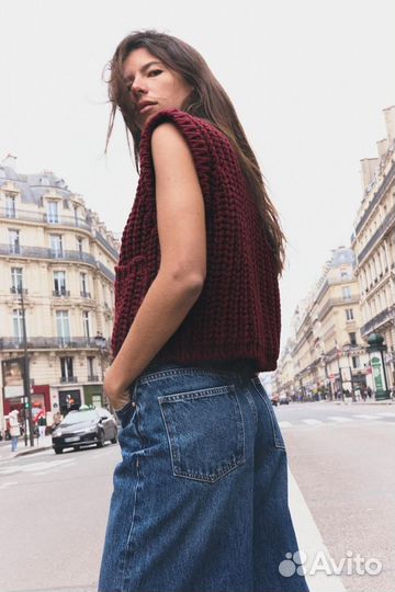 Жилет Zara вязаный