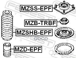 Mzss-EPF опора амортизатора переднего правого