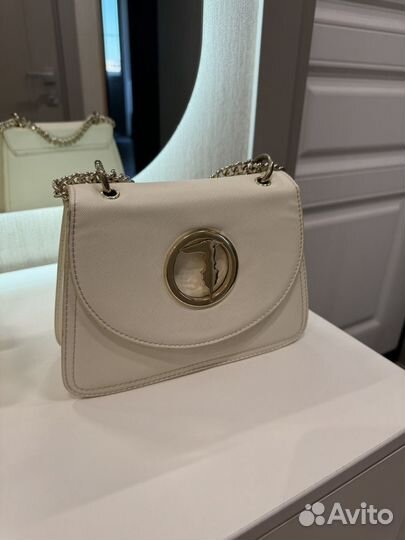 Сумка натуральная кожа бежевая