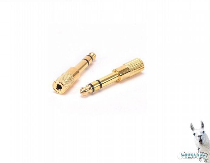 Адаптер переходник jack 3.5 на jack 6.3