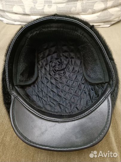 Кепка меховая мужская из нерпы