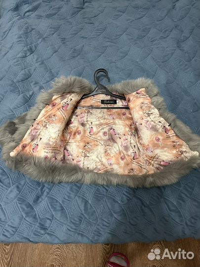 Шуба для девочки 104