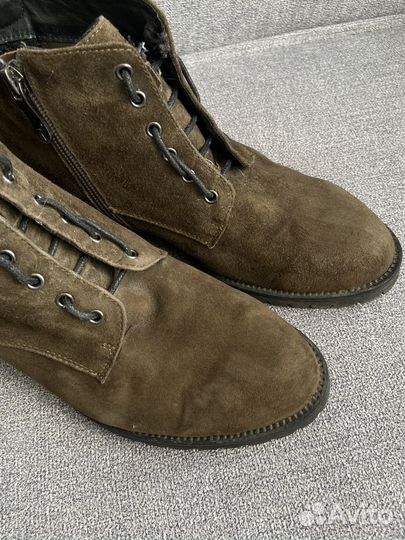 Ботинки женские демисезонные 37 размер замшевые