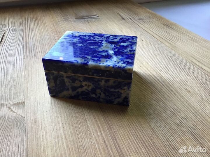 Винтажная шкатулочка из лазурита