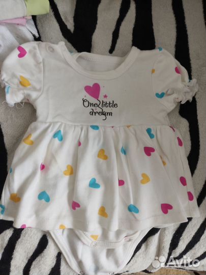 Боди для девочки 62 68