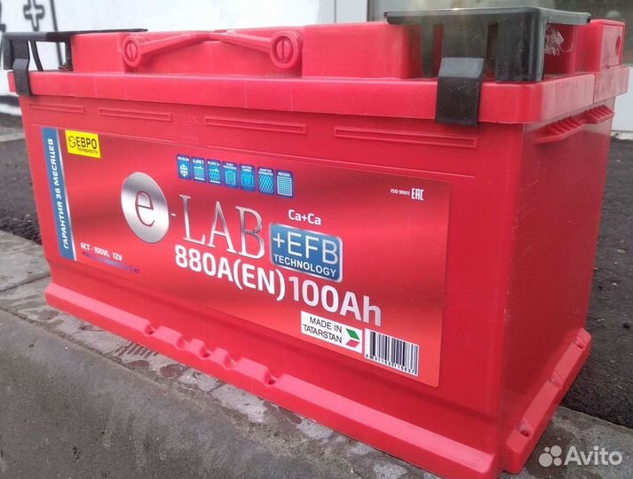 Акб 100 Ач E-lab + Efb