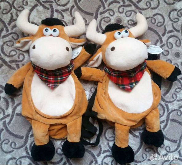 Игрушка Рюкзак Бычок и Тигренок