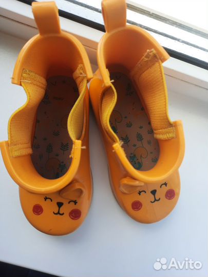 Детские резиновые сапоги 24 25 размер