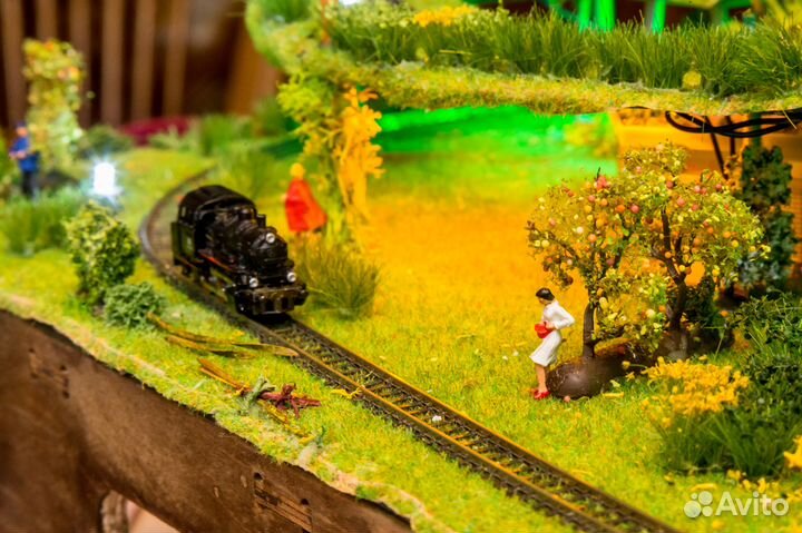 Макет железной дороги 1:220