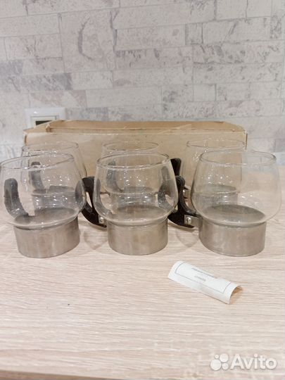 Набор кружечке из термостойкого стекла СССР