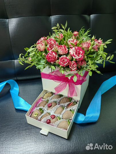 Клубника в шоколаде,съедобные букеты,день матери