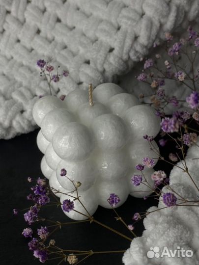 Ароматическая свеча ручной работы