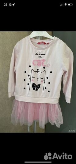 Пакет платьев для садика с фатином 3 шт 98 см