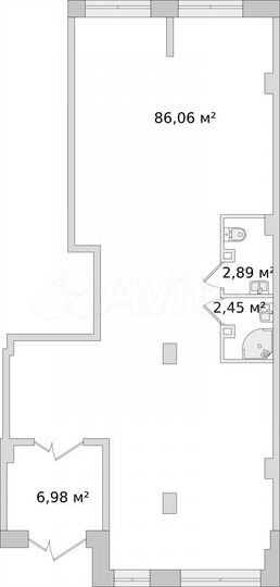 Продам помещение свободного назначения, 98.38 м²