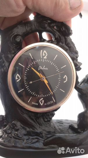 Часы, Ворона и Лисица. Касли 1965. СССР. На ходу