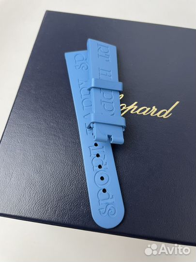 Chopard каучуковый ремешок для часов 19/16 мм