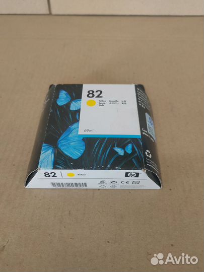 C4913A Картридж HP №82 желтый для HP DJ