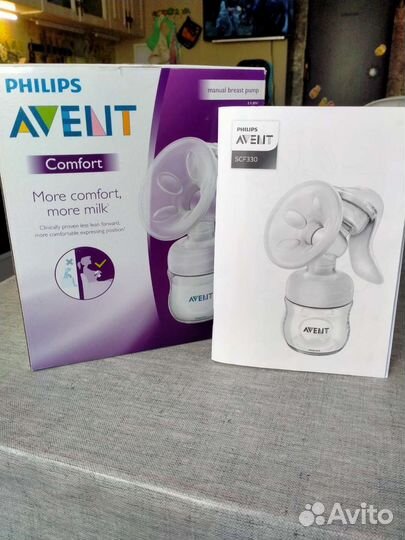 Молокоотсос avent comfort ручной