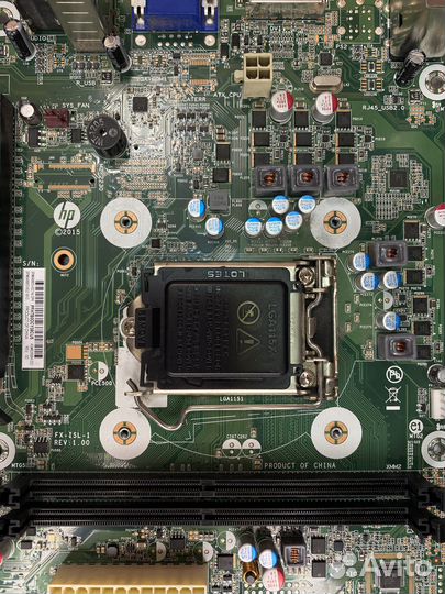 Материнская плата Hp H110 Fx-Isl-1 Rev 1.0 на Lga1